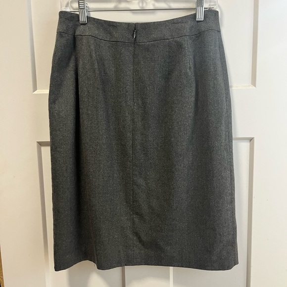 Talbots Gray Pencil Skirt Knee-Length Work - Picture 3 of 6